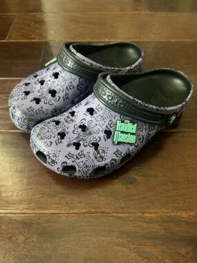 Disney Parks Authentic Haunted Mansion Crocs
